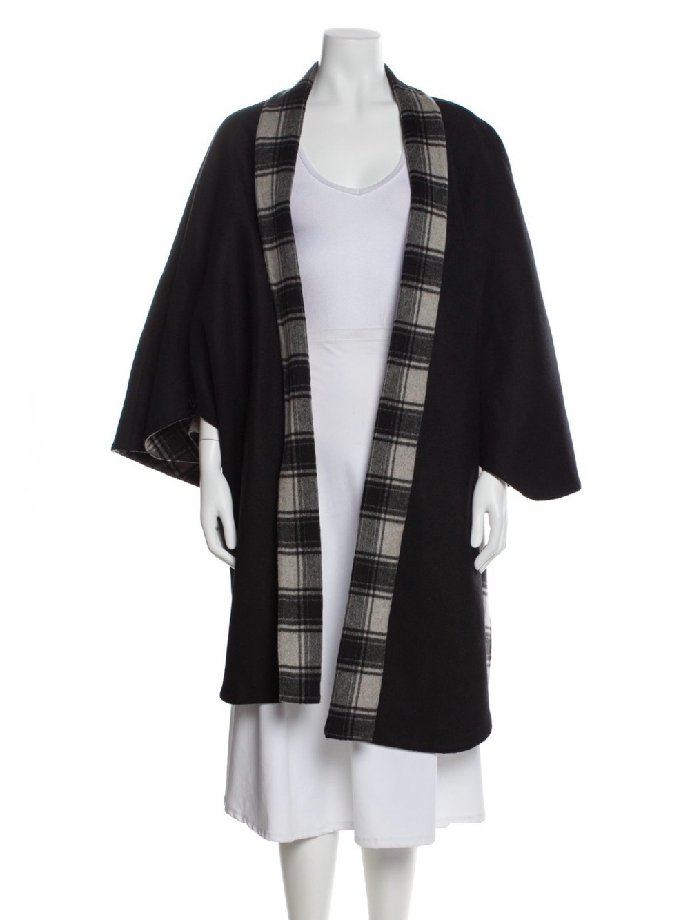 Adam Lippes wool plaid coat